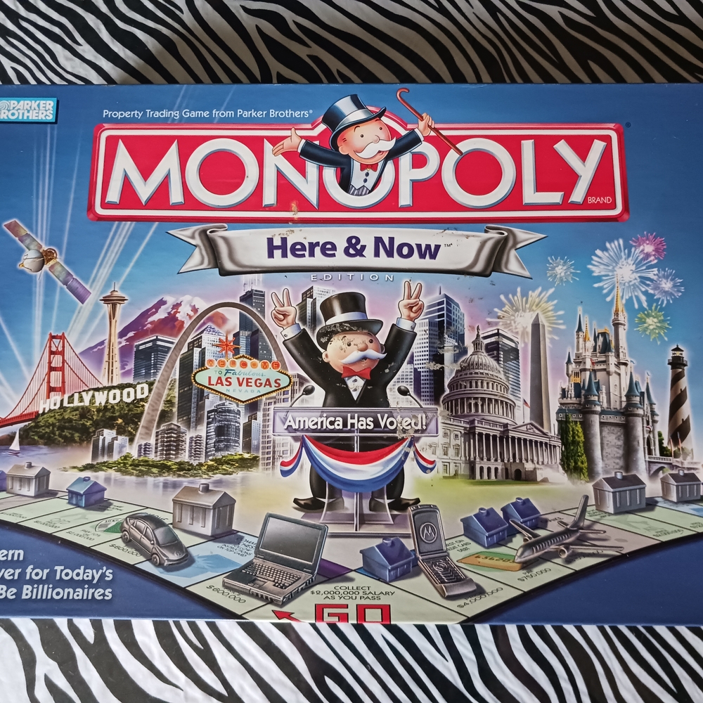 Monopoly Here & Now Edition Board Game